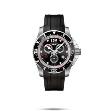 Longines HydroConquest 47.5 Chronograph Quartz Stainless Steel / Black / Rubber