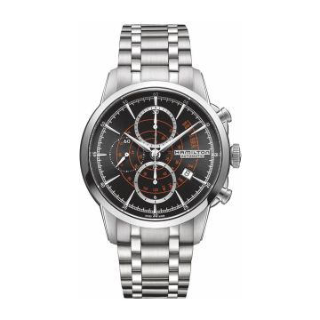 Hamilton Railroad 44 Chrono Stainless Steel / Black / Bracelet