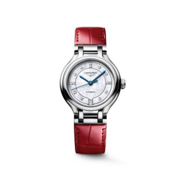 Longines PrimaLuna 34 Automatic Stainless Steel / MOP
