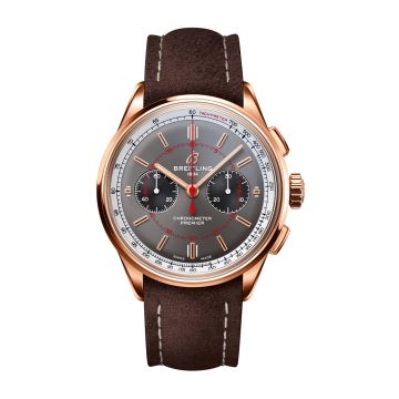 Breitling Premier B01 Chronograph 42 Red Gold / Grey / Nubuck / Wheels & Waves