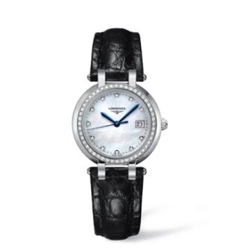 Longines PrimaLuna Quartz 30 Stainless Steel / Diamond / MOP