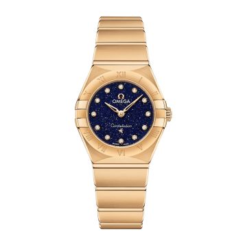 Omega Constellation Manhattan 25 Quartz Yellow Gold / Aventurine