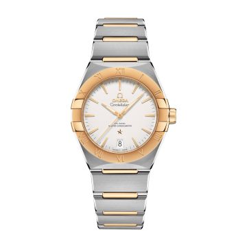 Omega Constellation Master Chronometer 36 Stainless Steel / Yellow Gold / Silver / Bracelet