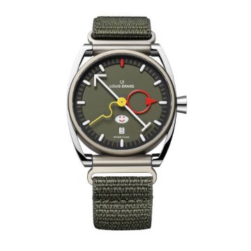 Louis Erard Excellence La Semaine Louis Erard x Alain Silberstein III Titanium / Khaki