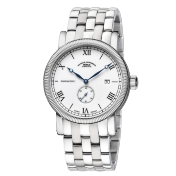Mühle Glashütte Teutonia III Handaufzug Kleine Sekunde White / Bracelet