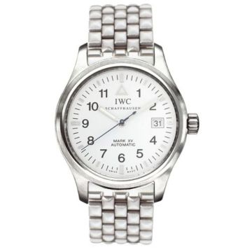 IWC Schaffhausen Pilot's Watch Mark XV Stainless Steel / White / Bracelet
