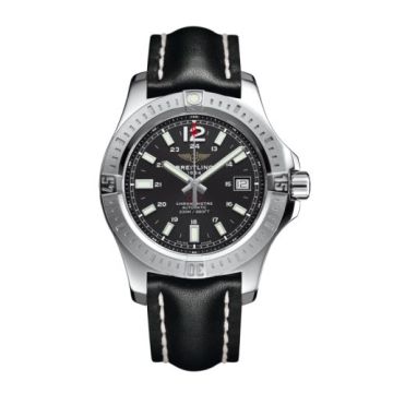 Breitling Colt 41 Automatic Volcano Black / Calf