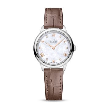 Omega De Ville Quartz 27.5 Stainless Steel / MOP - Diamond