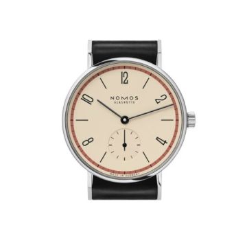 Nomos Glashütte Tangente 33 A Century of Bauhaus Red