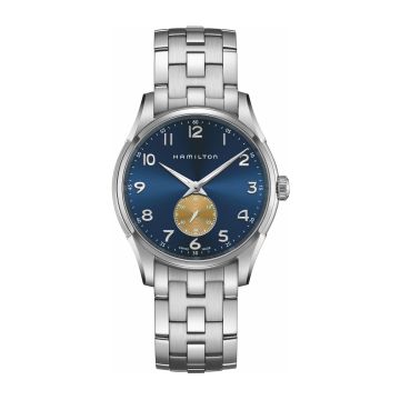 Hamilton Jazzmaster Thinline Small Second Quartz Stainless Steel / Blue / Bracelet