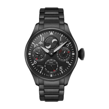 IWC Schaffhausen Big Pilot's Watch Perpetual Calendar Top Gun Ceratanium