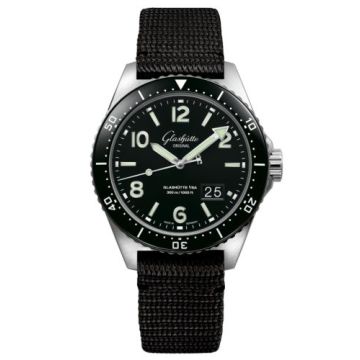 Glashütte Original SeaQ Panorama Date Stainless Steel / Black / Textile - Folding