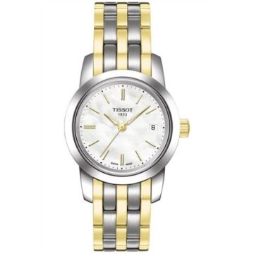 Tissot Dream Quartz 28 Stainless Steel / PVD Yellow Gold / MOP / Bracelet