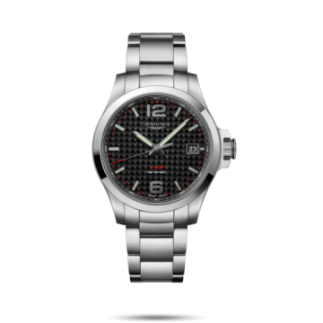 Longines Conquest V.H.P. 41 Stainless Steel / Carbon / Bracelet