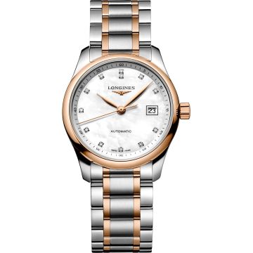 Longines Master Collection Date 29 Two Tone Pink