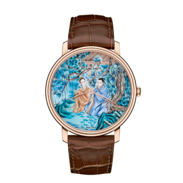 Blancpain Villeret Manuelle Piece Unique Grand Feu Men in Garden
