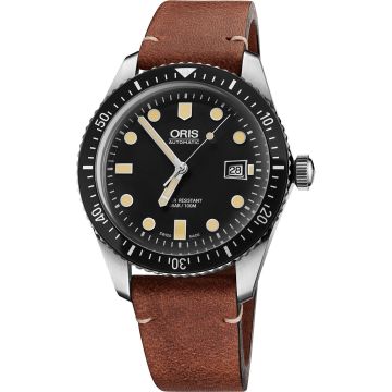 Oris Divers Sixty-Five 42 Stainless Steel / Black / Calf