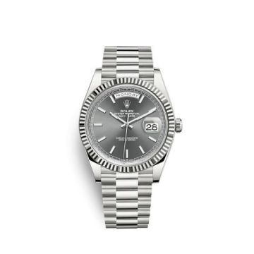 Rolex Day-Date 40 White Gold / Grey