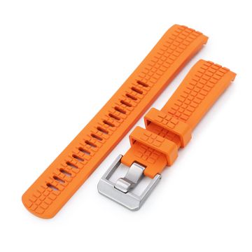 Crafter Blue CB12 Orange Rubber Strap for Seiko Turtle - 22mm