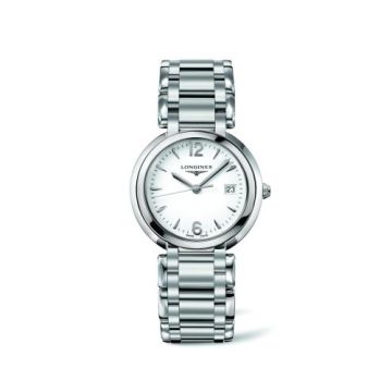 Longines PrimaLuna Quartz 34 Stainless Steel / White / Bracelet