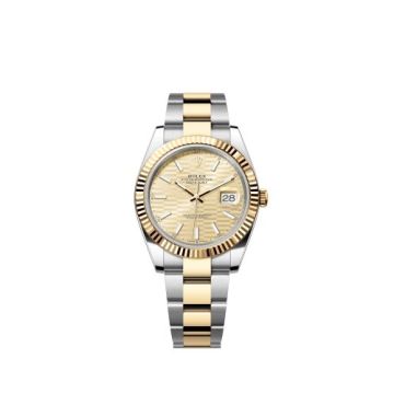 Rolex Datejust 41 Rolesor Yellow Fluted / Oyster / Champagne - Fluted