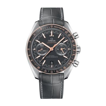 Omega Speedmaster Racing Master Co-Axial Stainless Steel / Grey / Calf