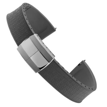 Mosaic CTS Rubber Watch Strap - Storm Grey - 22mm