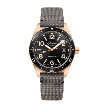Glashütte Original SeaQ Date Red Gold / Black / Synthetic