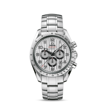 Omega Speedmaster Broad Arrow 44.25 Stainless Steel / Silver Stripes / Bracelet