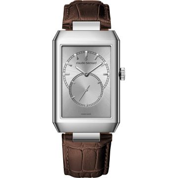 Claude Bernard Ora Vera Small Seconds Gents Silver / Brown