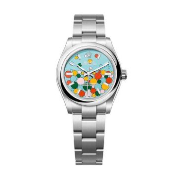 Rolex Oyster Perpetual 31 Stainless Steel / Turquoise Celebration