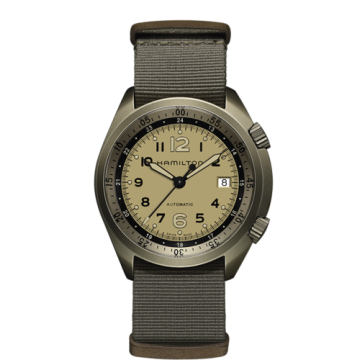 Hamilton Khaki Pilot Pioneer Alu Beige Auto