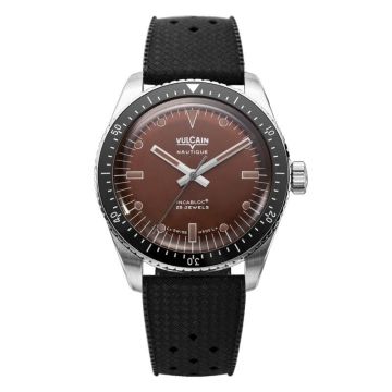 Vulcain Skindiver Marron 660170A47