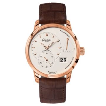 Glashütte Original PanoReserve Red Gold / Silver / Nubuck - Pin