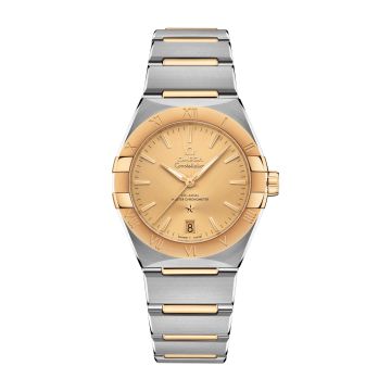 Omega Constellation Master Chronometer 36 Stainless Steel / Yellow Gold / Champagne / Bracelet