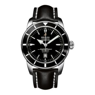 Breitling Superocean Heritage 46 Stainless Steel / Black / Black / Calf