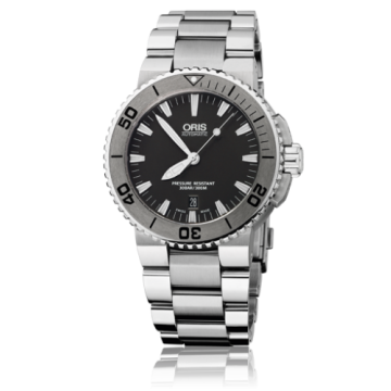Oris Aquis Date 43 Stainless Steel / Black / Bracelet