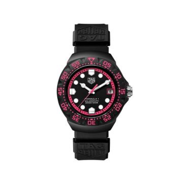 TAG Heuer Formula 1 Solargraph 38 DLC / Black - Pink / Abu Dhabi
