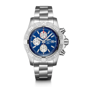 Breitling Super Avenger II Stainless Steel / Mariner Blue / Bracelet