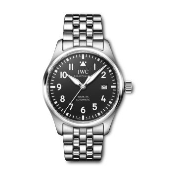 IWC Schaffhausen Pilot's Watch Mark XX Stainless Steel / Black / Bracelet