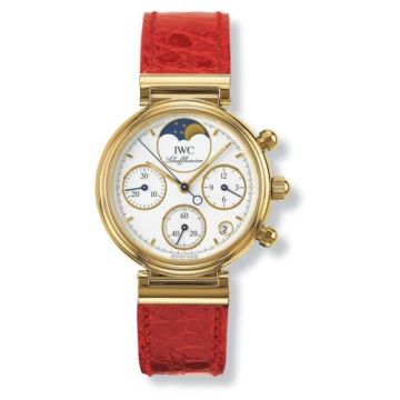 IWC Schaffhausen Kleine Da Vinci Yellow Gold / White / Red Croco