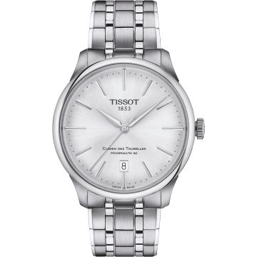 Tissot Chemin Des Tourelles Powermatic 80 39 Stainless Steel / Silver / Bracelet
