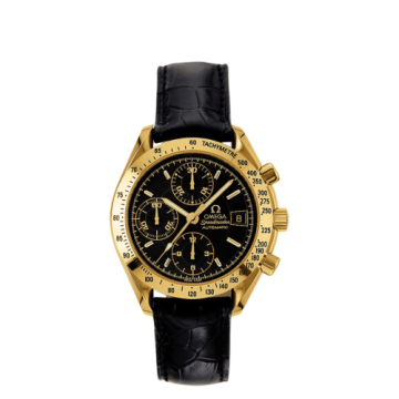 Omega Speedmaster Date 39 Yellow Gold / Black