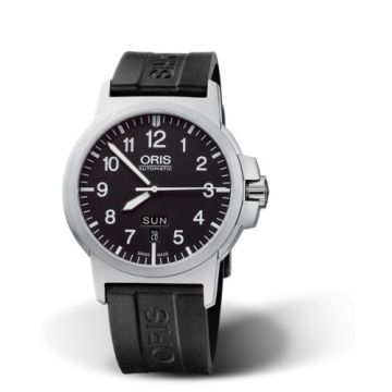 Oris BC3 Advanced Day Date Stainless Steel / Black / Rubber