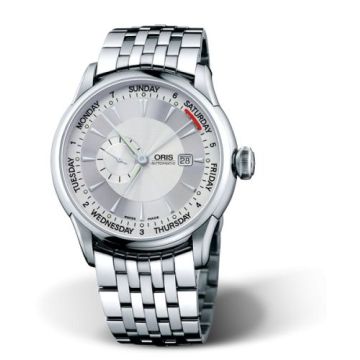 Oris Artelier Small Second Pointer Day 45 Stainless Steel / Silver / Bracelet