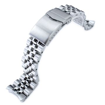 Angus-J Louis 22mm Stainless Steel Bracelet for Seiko 5 Sports SRPD51 SRPD85 - 18mm