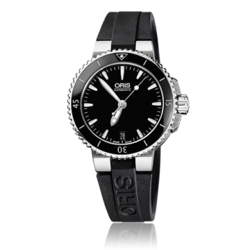 Oris Aquis Date 36 Stainless Steel / Black / Rubber