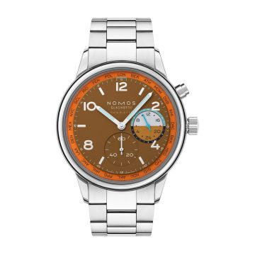 Nomos Glashütte Club Sport Neomatik Worldtimer Canyon
