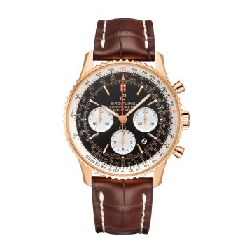 Breitling Navitimer 1 B01 Chronograph 43 Red Gold / Black / Croco / Pin