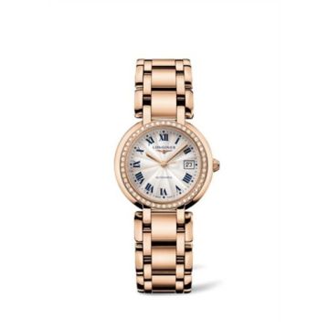Longines PrimaLuna Automatic 30 Pink Gold Diamond